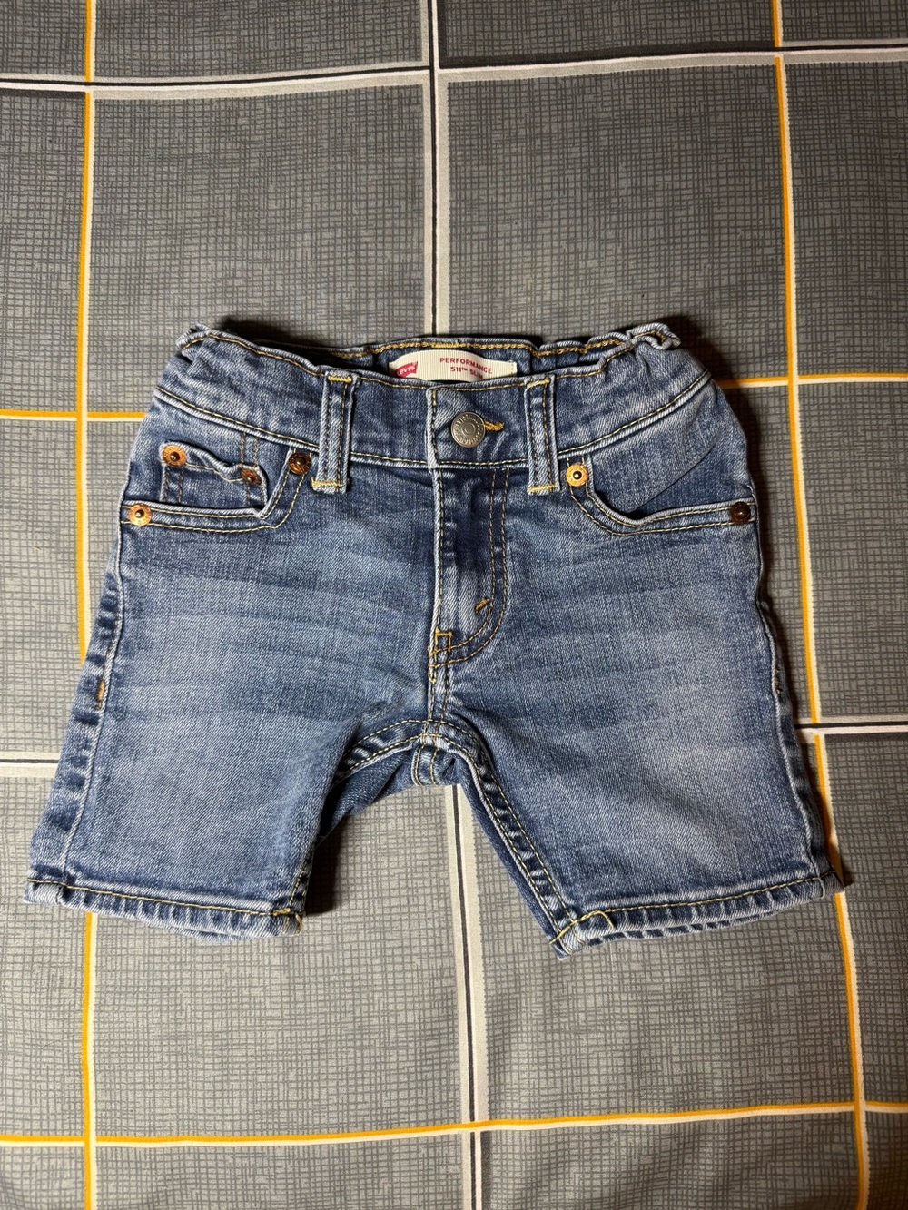 💙Levi's Kids Medium Blue Denim Shorts Size 2T